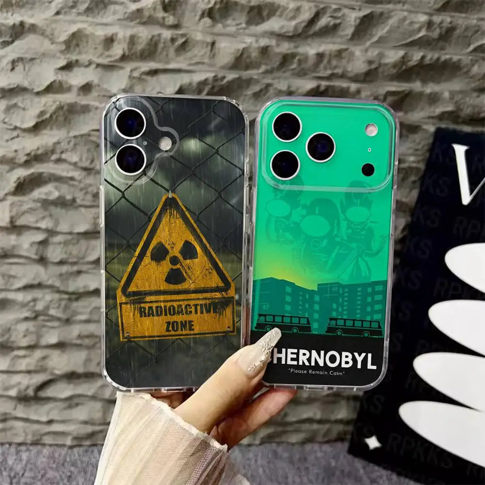 The Battle of Chernobyl Phone Case for iPhone 17 16 15 14 13 12 11 Pro Max Plus Air Mini 16E ProMax Transparent Case