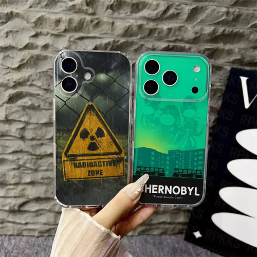 Bitwa o Czarnobyl Case dla iPhone 17 16 15 14 13 12 11 Pro Max Plus Air Mini 16E ProMax Transparent Case