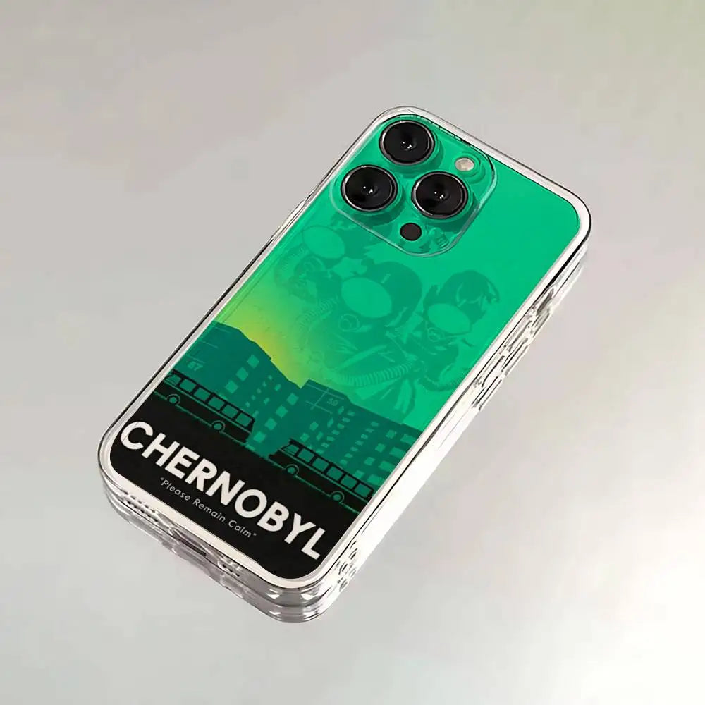 The Battle of Chernobyl Phone Case for iPhone 17 16 15 14 13 12 11 Pro Max Plus Air Mini 16E ProMax Transparent Case